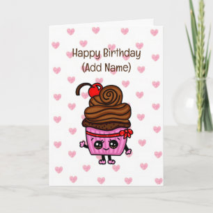 Carte d'anniversaire douce pour elle Anniversair