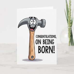 Carte d'anniversaire d'outil fantaisiste