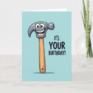 Carte d'anniversaire d'outil joyeux