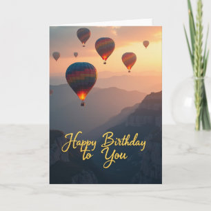 Carte d'anniversaire Dreamy Ascent