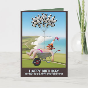 Carte d'anniversaire drôle