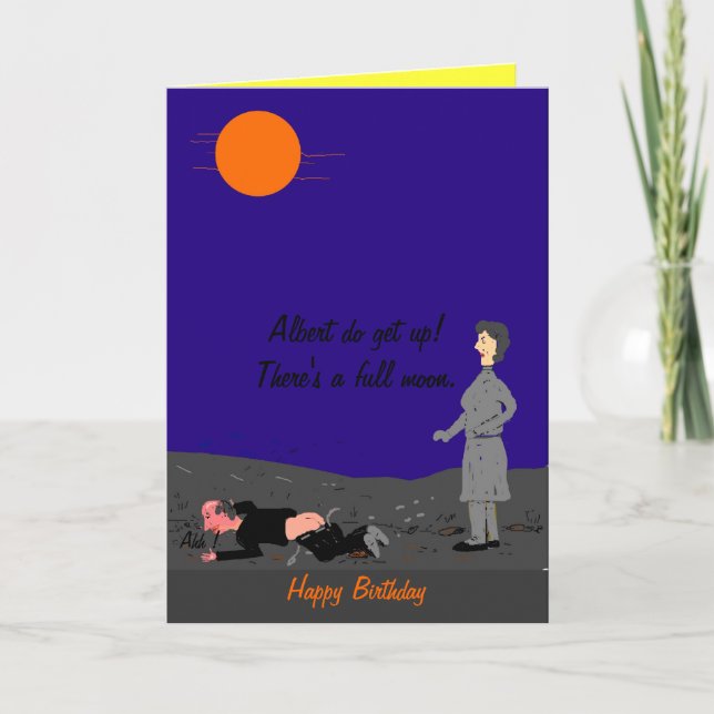 Carte d'anniversaire drôle (Devant)