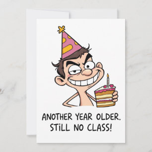 Carte d'anniversaire drôle