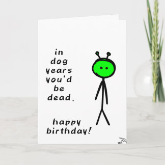 Carte d'anniversaire drôle