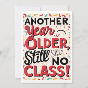 Carte d'anniversaire drôle