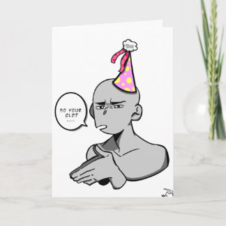 Carte d'anniversaire drôle