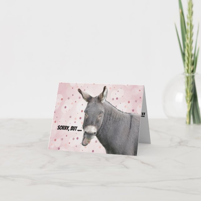 Carte d'anniversaire drôle (Devant)