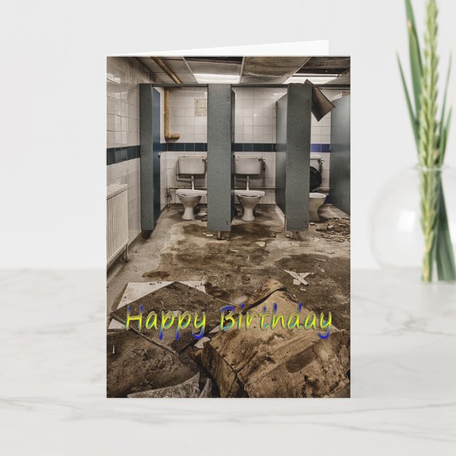 Carte d'anniversaire drôle (Devant)