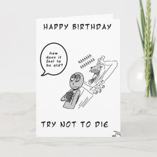 Carte d'anniversaire drôle