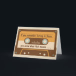 Carte d'anniversaire drôle avec cassette "over the<br><div class="desc">Vous cherchez une carte d'anniversaire pour ce mélomane de la vieille école qui est officiellement sur le déclin ? Cette carte de vœux en forme de cassette audio est parfaite. Avec son message humoristique et son illustration de cassette, elle est idéale pour les fans de musique old school. Mieux encore,...</div>