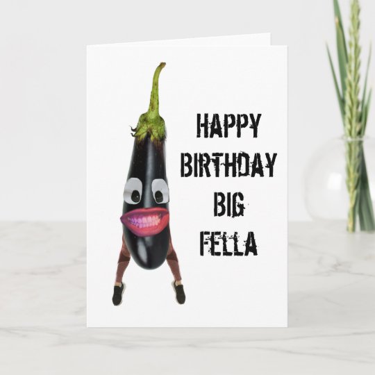 Carte D Anniversaire Drole D Aubergine Zazzle Fr Carte D Anniversaire Drole D Aubergine Zazzle Fr