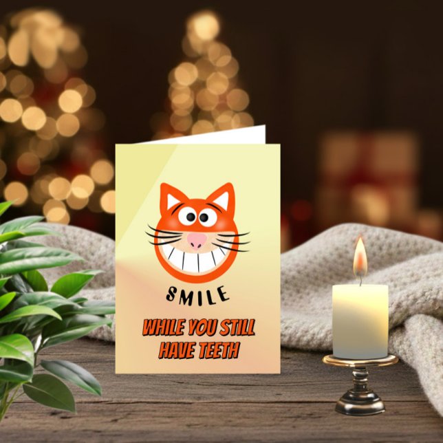 Carte d'anniversaire drôle de chat (Créateur téléchargé)
