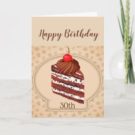 Carte D Anniversaire Drole De Gateau De Chocolat Zazzle Fr