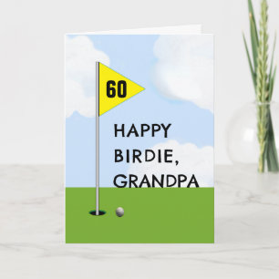 Carte d'anniversaire drôle de grand-père de golf