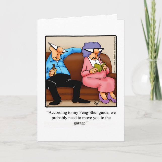 Carte d'anniversaire drôle de mariage (Devant)