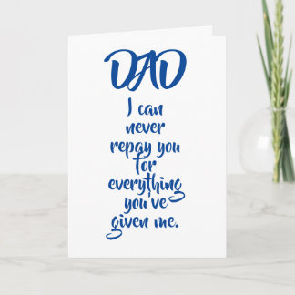 Carte d'anniversaire drôle de Papa