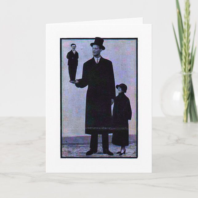 Carte d'anniversaire drôle de phénomène vintage de (Devant)