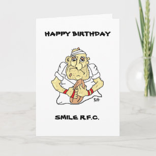 Fetes Occasions Speciales Cartes De Voeux Papeterie Maison Frere Joyeux Anniversaire Carte De Vœux Rugby Ecrou