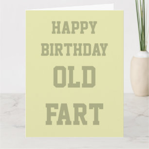 Carte d'anniversaire drôle et humoristique pour un