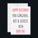 Carte d'anniversaire drôle et joyeuse pour elle<br><div class="desc">Si vous cherchez des idées de cadeaux d'anniversaire drôles et mignons pour elle, cette carte d'anniversaire avec citations, messages et vœux vous intéressera sûrement. Cette carte d'anniversaire peut être un cadeau parfait pour épouse, pour conjoint, pour elle, pour filles, pour femmes, pour fiancée, pour petite amie, pour meilleure amie, pour...</div>