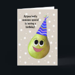 Carte d'anniversaire drôle et mignonne en forme de<br><div class="desc">Carte d'anniversaire amusante et mignonne pour cette personne spéciale. Cette carte est personnalisable avec votre message.</div>