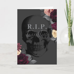 Carte d'anniversaire drôle pour 30 ans RIP Twentie