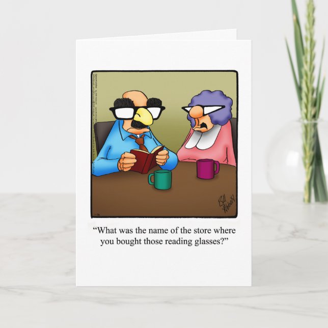 Carte d'anniversaire drôle pour eux (Devant)