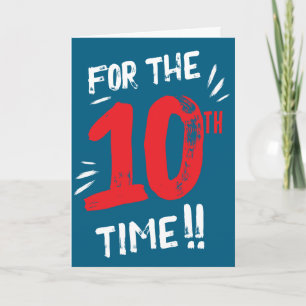 Carte d'anniversaire drôle pour les adolescents