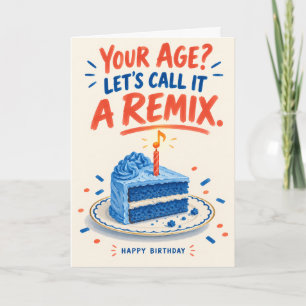 Carte d'anniversaire drôle pour les amateurs de mu