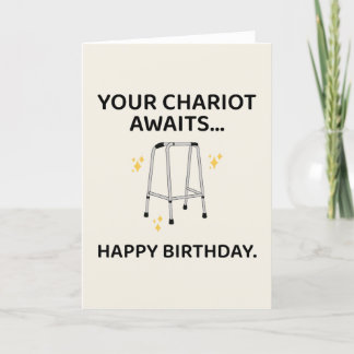 Carte d'anniversaire drôle pour les hommes femmes