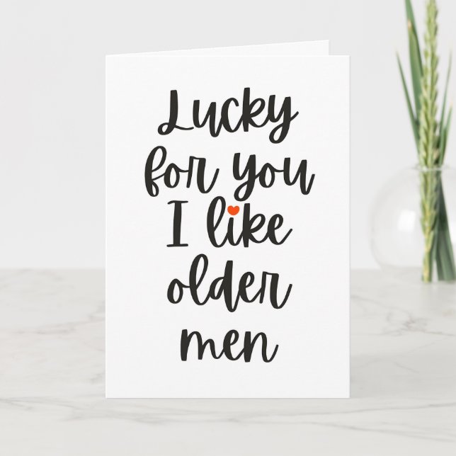 Carte d'anniversaire drôle pour mari, petit ami (Devant)