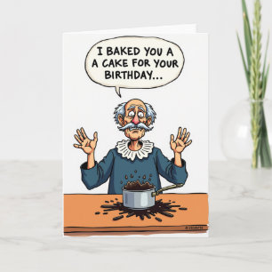 Carte d'anniversaire drôle pour un chef