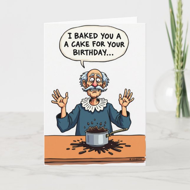 Carte d'anniversaire drôle pour un chef (Devant)