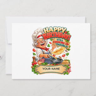 Carte d'anniversaire drôle pour un chef – Personna