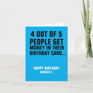 Carte d'anniversaire drôle "Tout le monde n'a pas