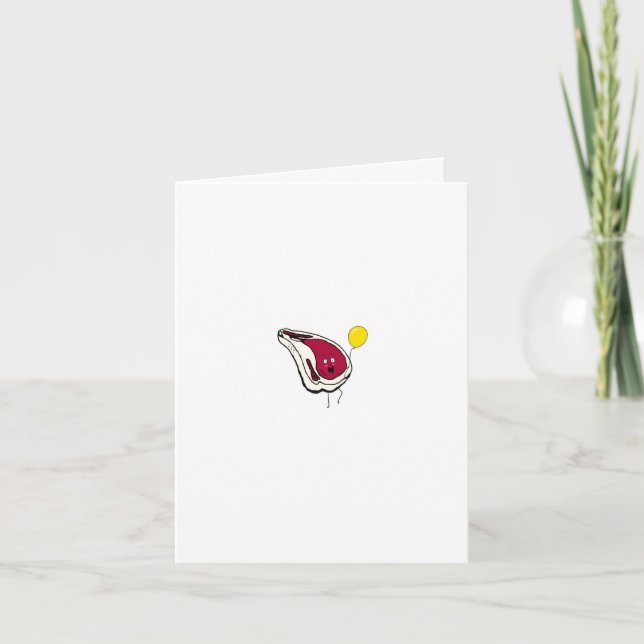 Carte d'anniversaire, drôles de joues. Joyeux anni (Devant)