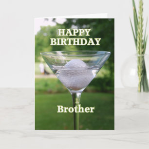 Carte d'anniversaire du bal de golf Brother Martin