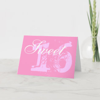 Carte d'anniversaire du bonbon 16