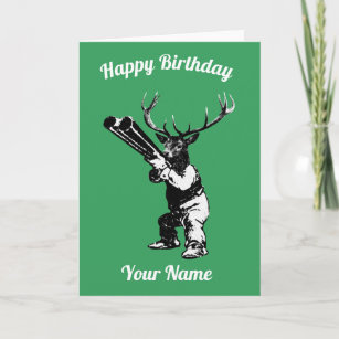 Cartes Chasseur D Anniversaire Zazzle Fr