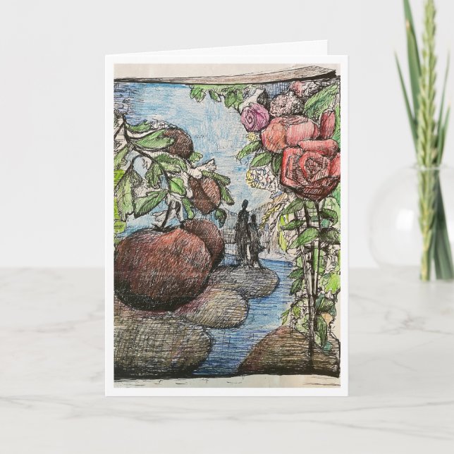 Carte d'anniversaire du coeur prêt (Devant)