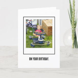 Carte d'anniversaire du conducteur désigné