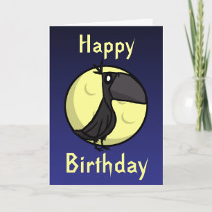Carte d'anniversaire du Corbeau