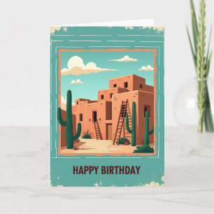 Carte d'anniversaire du désert