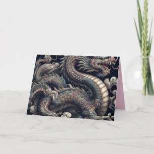 Carte d'anniversaire du dragon