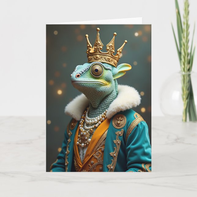 Carte d'anniversaire du Dragon Royal (Devant)