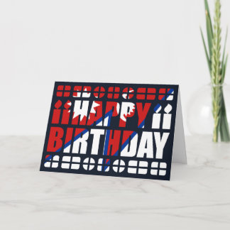 Carte d'anniversaire du drapeau du Népal