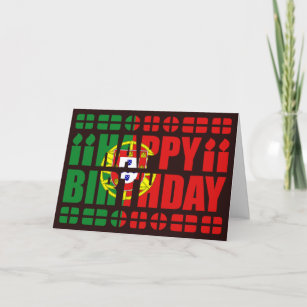 Cartes Portugais D Anniversaire Zazzle Fr