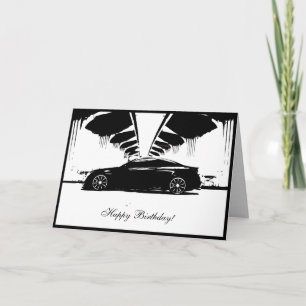 Carte d'anniversaire du G37 Coupe