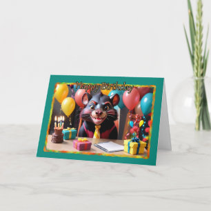 Carte d'anniversaire du garçon Wild Wives