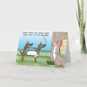 Carte d'anniversaire du loup